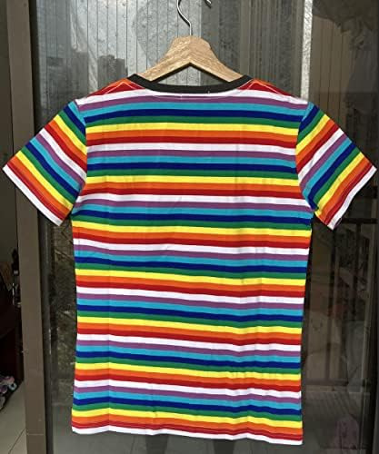 Ezsskj Rainbow Camiseta Chucky Disfraz Mujer Manga Corta Pul