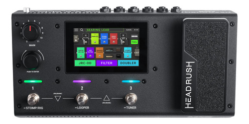 Imagen 1 de 1 de Pedal de efecto HeadRush MX5 negro