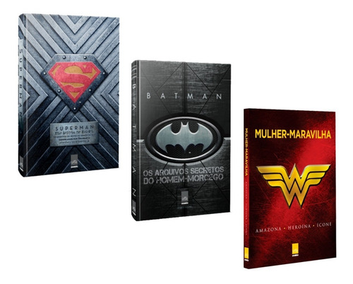 Livros Arquivos Secretos Superman Batman Mulher Maravilha #
