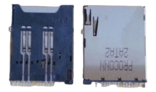 Kit 100 Peças - Conector Sd/mmc 15p Sdsn13-a0-0015 Smd