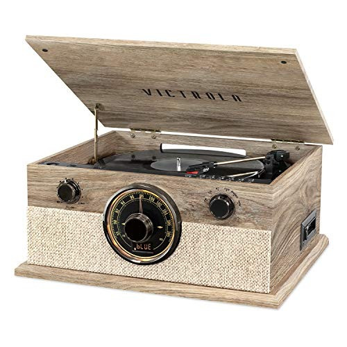 Victrola 6 In 1 Bluetooth Record Player With 3 Speed Turnta