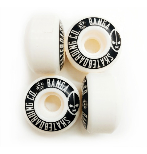 40% Off! Set De 4 Ruedas Skate Banga Boards - Pu 52x33mm 