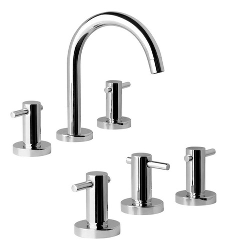 Set Kit Juego Griferia Hydros Zen Lever Lavatorio + Bidet P