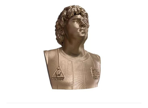 Diego Maradona México 86-busto Impresión 3d-dorado/plateado