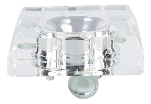 Soporte De Pantalla Led De Cristal 3d En Miniatura Con Base