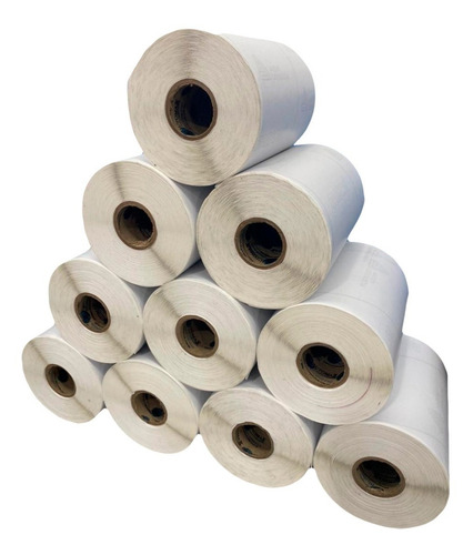 Imagem 8 de 9 de 20 Rolos Etiqueta Envio Zebra Couche 10x15 Cm + 10 Ribbon