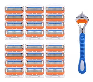 24 Para Maquinillas De Afeitar Gillette Fusion 5 Subst Para