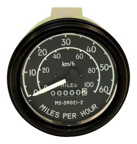 Imagen 2 de 3 de T W Velocimetro Mph Kmh Cj2a 3 M38 Ika Nuevo Vtv Jeep Willys
