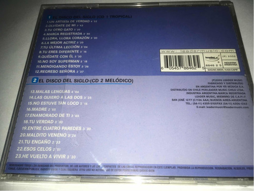 Antonio Ríos El Disco Del Siglo 1 Y 2 Cd Dos Álbumes Nuevo