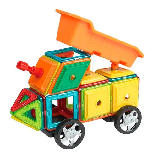 Camion Juguete Magnetico 4 En 1 Transformer Didactico Iman