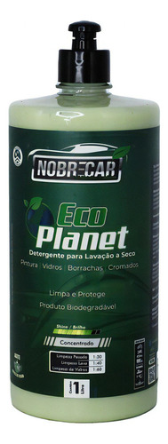 Lava Seco Detergente Eco Planet 1 Litro Nobrecar