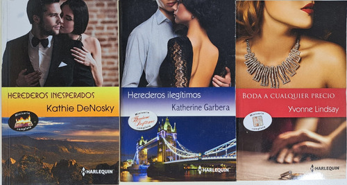 Lote X 3 Novelas Romanticas 3 En 1 Miniserie