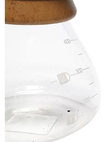 Cafetera Chemex 400 Ml Vidrio Borosilicato Color Blanco