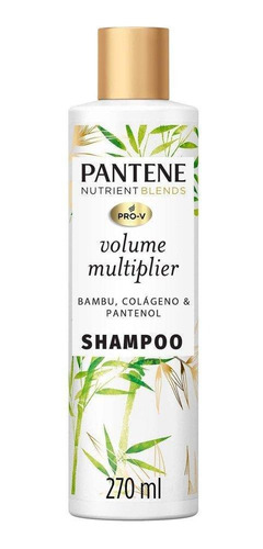 Shampoo Pantene Nutri Blends Bambu Colágeno E Pantenol 270ml