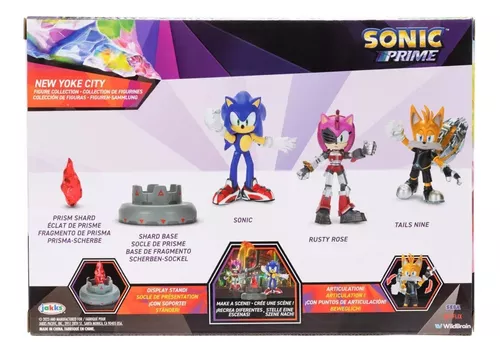 Boneco Sonic Prime Original Importado 11 Cm Com Caixa