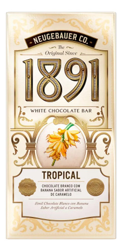 Tablete Chocolate Tropical 1891 Neugebauer 10x90g