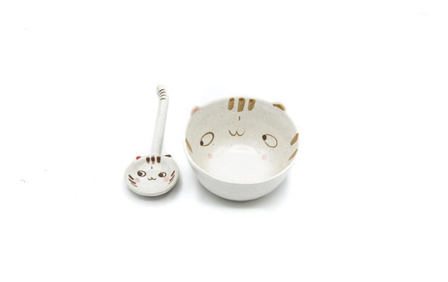 Bowl Cat Con Cuchara - Demialma