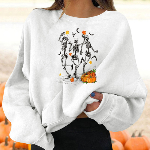 Sudaderas De Halloween Para Mujer Con Calaveras Bailarinas