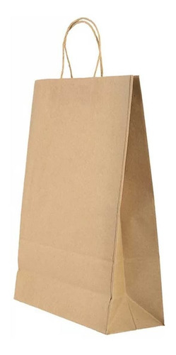 Imagen 4 de 10 de Bolsa De Papel Kraft 31,5 X 41 X 16 Cm (50 Unidades)