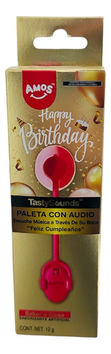 Paleta De Caramelo Con Audio Tasty Sounds - Feliz Cumpleaños