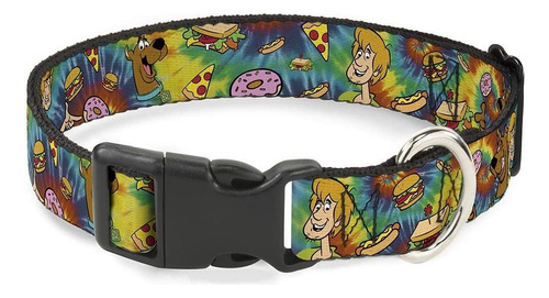 Collar De Perro Clip De Plastico Scooby Doo Y Shaggy Poses