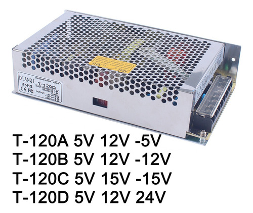 T-120c 5 V 15 V-15 V, Salida Triple De Alimentación De