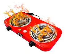 Comprar Fogão Elétrico 2 Bocas Fogareiro Portátil 2000w Bak Camping Cor Vermelho 220v