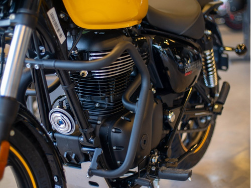 Imagen 2 de 25 de Royal Enfield Meteor Fireball Amarilla Reserva Hoy
