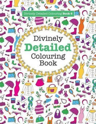 Libro Divinely Detailed Colouring Book 6 - Elizabeth James