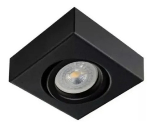 Spot Semi Embutido Cuadrad Móvil Para Dicroica Led Gu10 220v