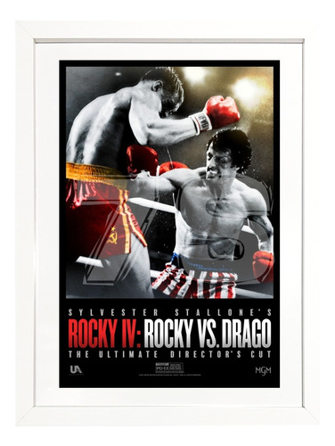 Póster De Película Rocky: Afiche Rocky V/s Drago