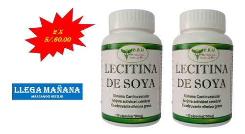 Lecitina De Soya (100 Capsulas 700mg) 