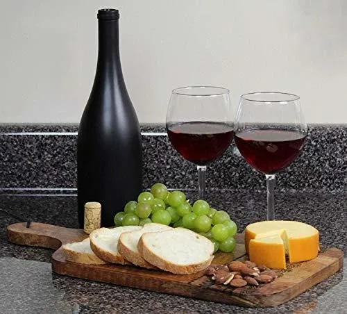 Botellas De Vino Negro Cornucopia Con Corchos (juego De 3);