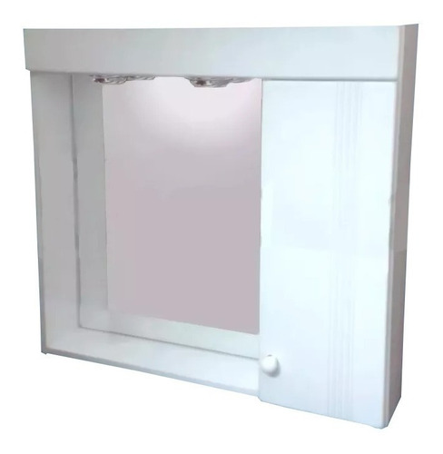 Botiquin Espejo Baño Laqueado 2 Luces 60 X 60 Oferta!!