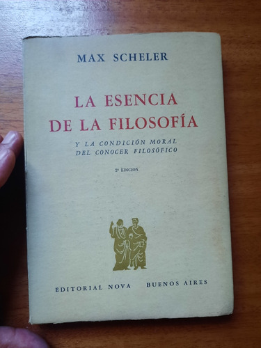 La Esencia De La Filosofía - Max Scheler 