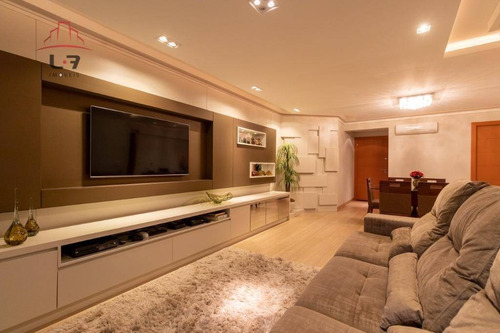 Apartamento Com 3 Dormitórios À Venda, 122 M² Por R$ 997.000,00 - Batel - Curitiba/pr - Ap0907