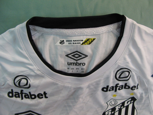 Camisa Futebol Santos Sp Umbro (2021) Usada Jogo 3046 (Usado)