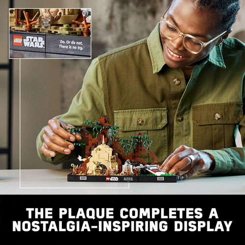 Lego Star Wars Dagobah Jedi Entrenamiento Diorama 75330 Set-