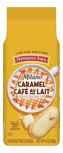 Galletas Milano Chocolate Blanco Caramel Café Au Lait