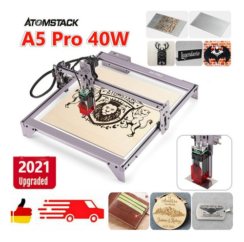Grabadora Láser Atomstack A5 Pro 5w Con Maker R1 Rodillo
