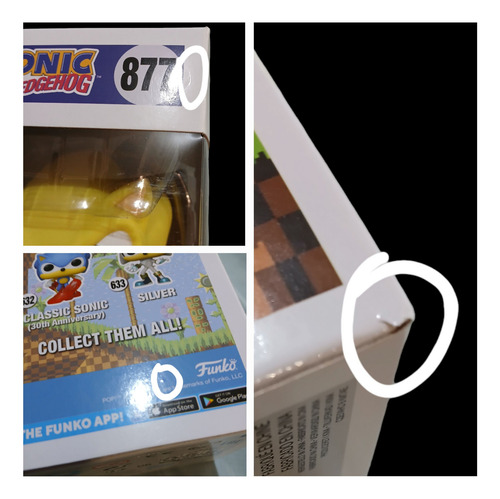 Funko Pop Super Sonic 877 Glows San Diego Cómic Con 2022