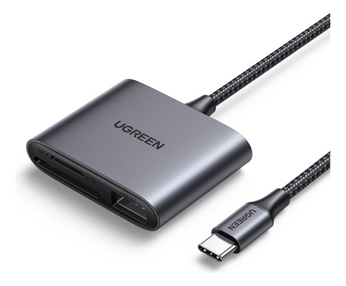 Ugreen Lector De Tarjetas Multifunción Usb-c Sd/tf+usb