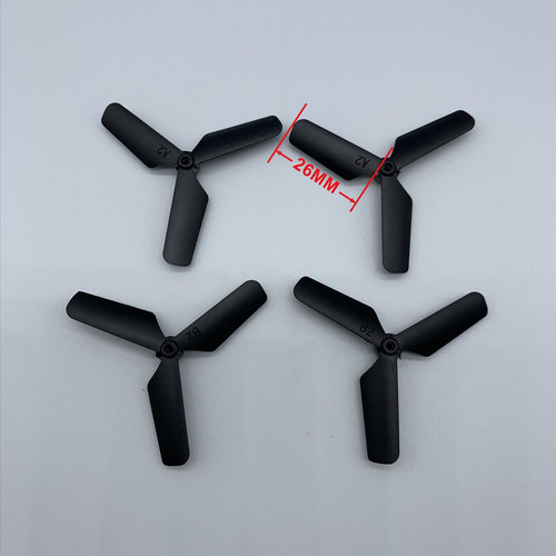 2 X 4 Hélices Rc De 3 Palas, Duraderas Y Ligeras Para Caza