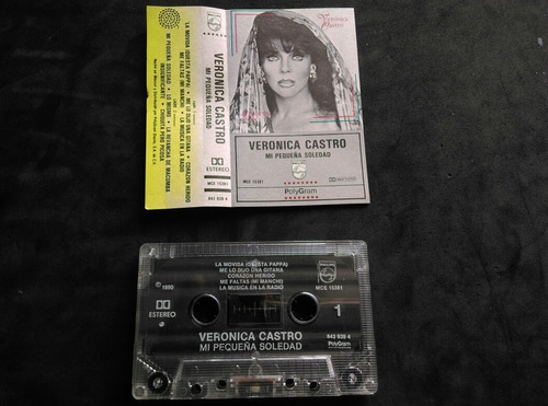 Cassette Veronica Castro-mi Pequeña Soledad.   Ljp