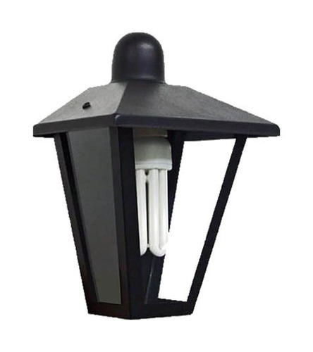 Farol De Exterior Para Pared Negro - Ferrolux F-124neg