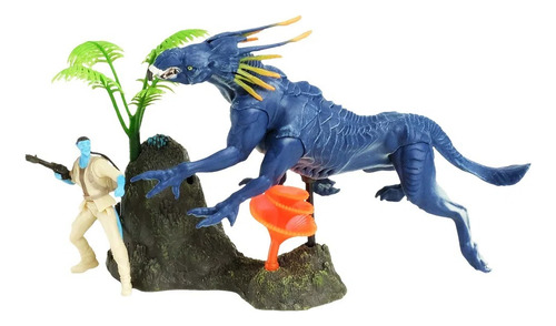 Avatar Pandora Box Jake Sully & Thanator Com Luz - Mcfarlane