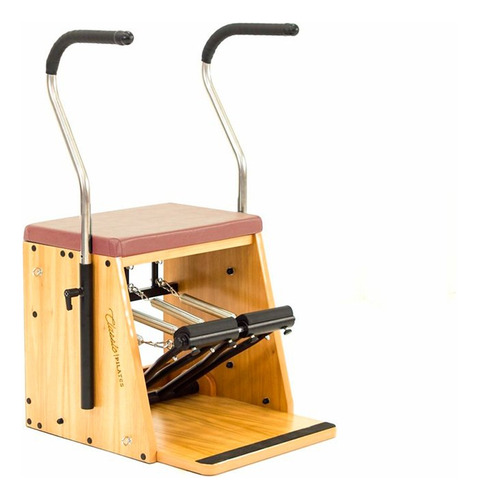 Aparelho De Pilates Step Chair Classic Marrom - Arktus