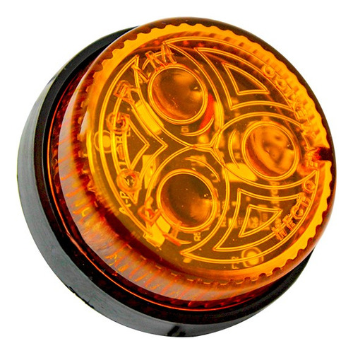 Plafón 12v 3 Led Ámbar Nuevo Ayco - Trogrim 8149