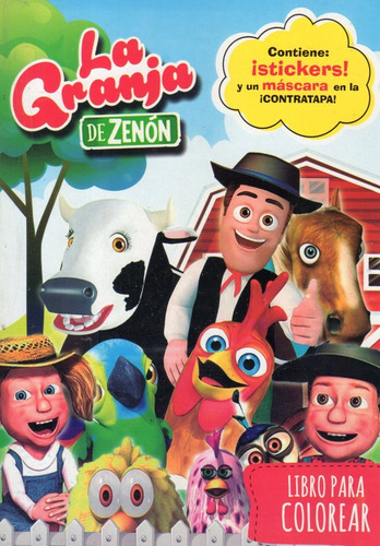 Combo 6 Libros Para Colorear Con Stickers + 12 Pinturitas L.