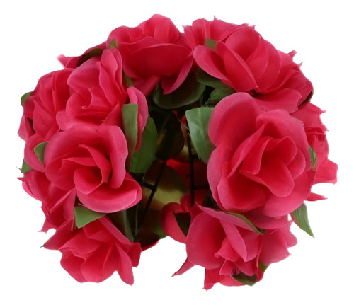 Flor Artificial Rosa Bola Para La Decoración De La Boda Casa
